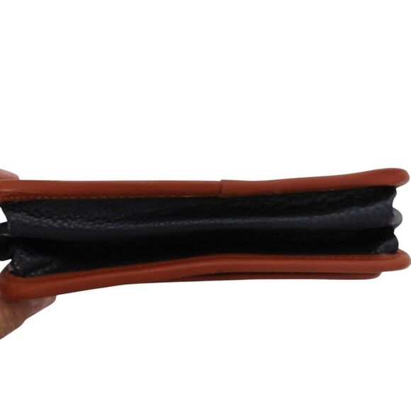 Vintage Dooney & Bourke All Weather Navy Blue Pebble Leather Crossbody Handbag - Picture 7 of 12